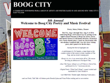 Tablet Screenshot of boogcity.com